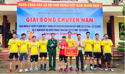 Giải bóng chuyền nam chào mừng ngày thành lập Quân đội Nhân dân Việt Nam