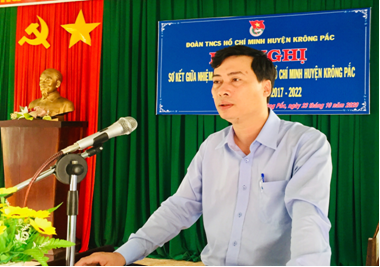 Huyện Đoàn Krông Pắc sơ kết giữa nhiệm kỳ