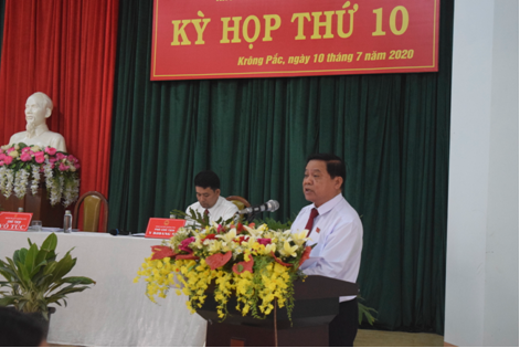 Hội đồng nhân dân huyện Krông Pắc tổ chức thành công Kỳ họp thứ 10, nhiệm kỳ 2016-2021