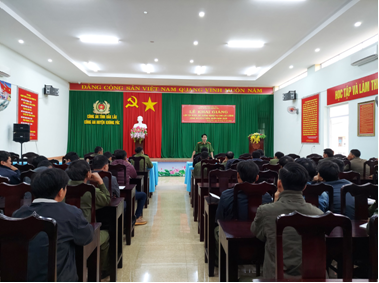 Công an huyện Krông Pắc khai giảng lớp tập huấn nghiệp vụ cho công an viên thôn buôn năm 2020
