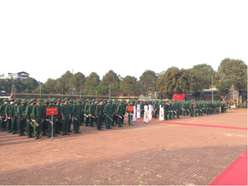 Huyện Krông Pắc tổ chức Lễ giao nhận quân đợt 1 năm 2021