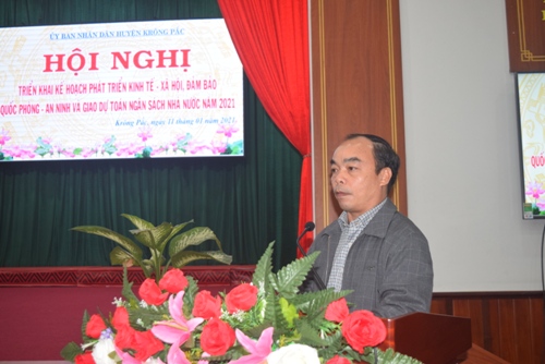 Huyện Krông Pắc giao chỉ tiêu, kế hoạch, nhiệm vụ năm 2021