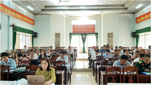 Hội nghị trực tuyến phổ biến, quán triệt các Luật mới