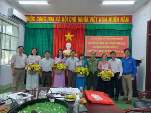Ban vì sự tiến bộ của phụ nữ huyện Krông Pắc tổng kết hoạt động năm 2020