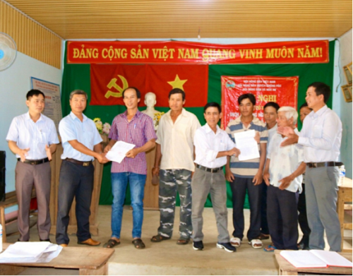Hội Nông dân xã Hoà An tổ chức Lễ ra mắt hai Tổ Hợp tác