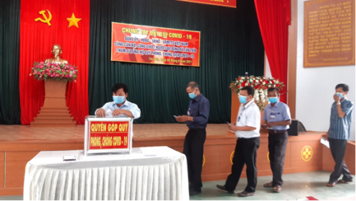Uỷ ban Mặt trận Tổ quốc Việt Nam xã Tân Tiến phát động ủng hộ Quỹ phòng, chống dịch COVID-19