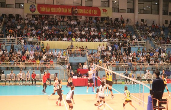 Hỗ trợ tuyên truyền vòng Chung kết giải Bóng chuyền hạng A quốc gia năm 2023