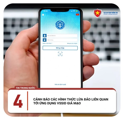 Cảnh báo lừa đảo liên quan tới ứng dụng VssID giả mạo