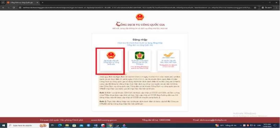 Thực hiện chuyển đổi sang sử dụng VNeID là tài khoản duy nhất trong thực hiện TTHC
