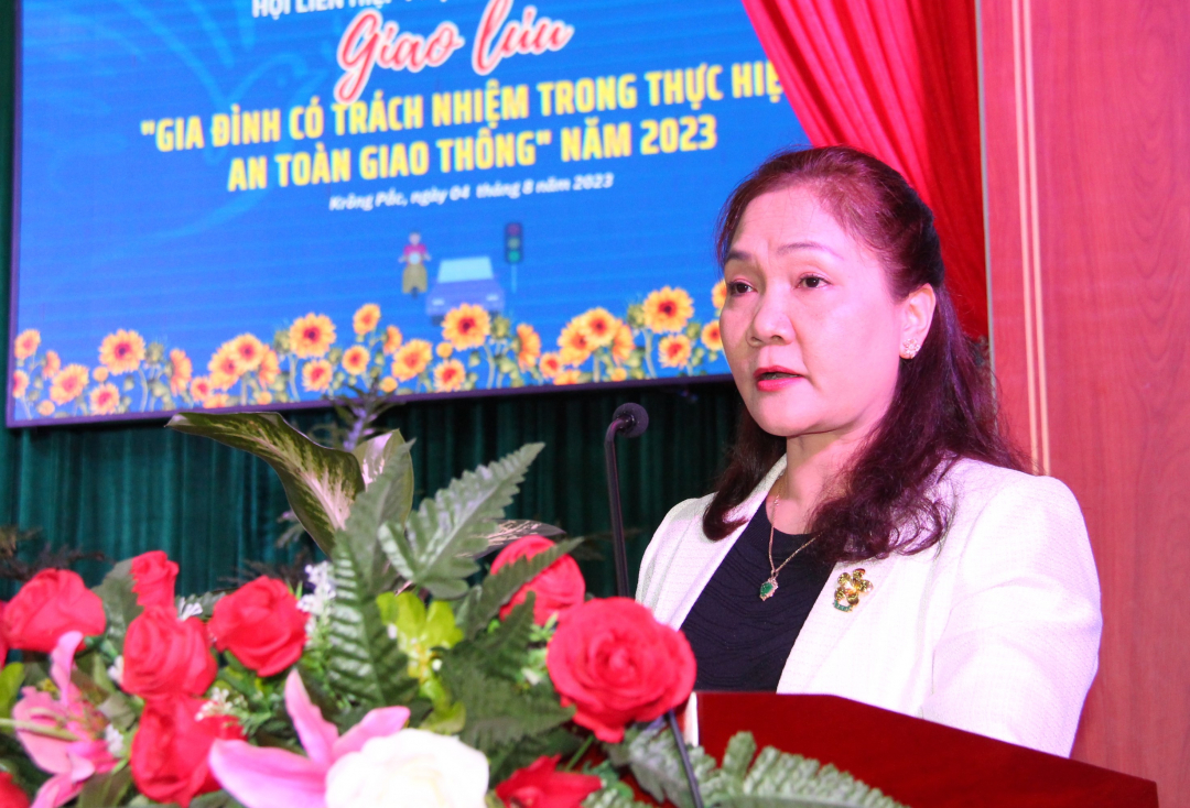 Giao lưu sáng kiến “Gia đình có trách nhiệm trong thực hiện an toàn giao thông” năm 2023