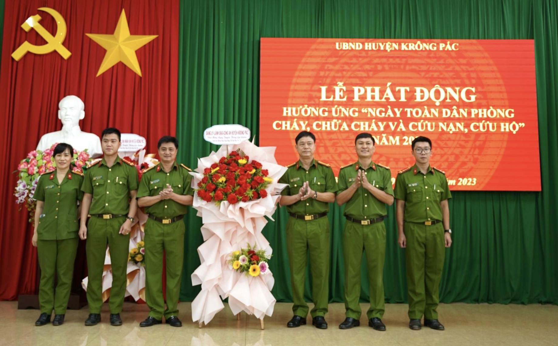 UBND huyện Krông Pắc tổ chức Lễ phát động “Ngày toàn dân Phòng cháy chữa cháy”