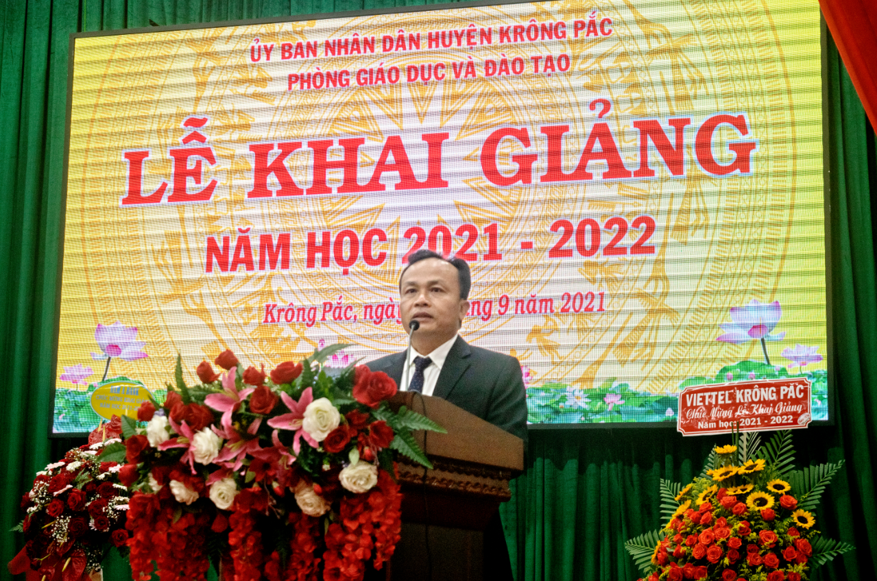 Tổ chức khai giảng năm học 2021 - 2022 an toàn, gọn nhẹ, thiết thực