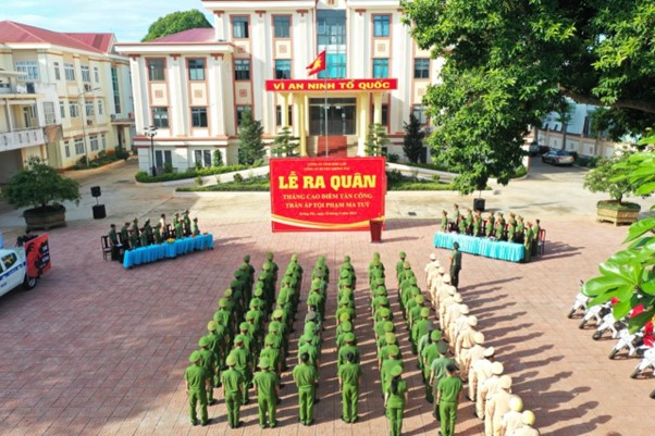 Công an huyện Krông Pắc ra quân hưởng ứng tháng hành động phòng, chống ma túy