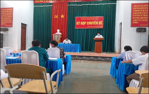 Hội đồng nhân dân xã Ea Phê tổ chức kỳ họp Chuyên đề, nhiệm kỳ 2021-2026