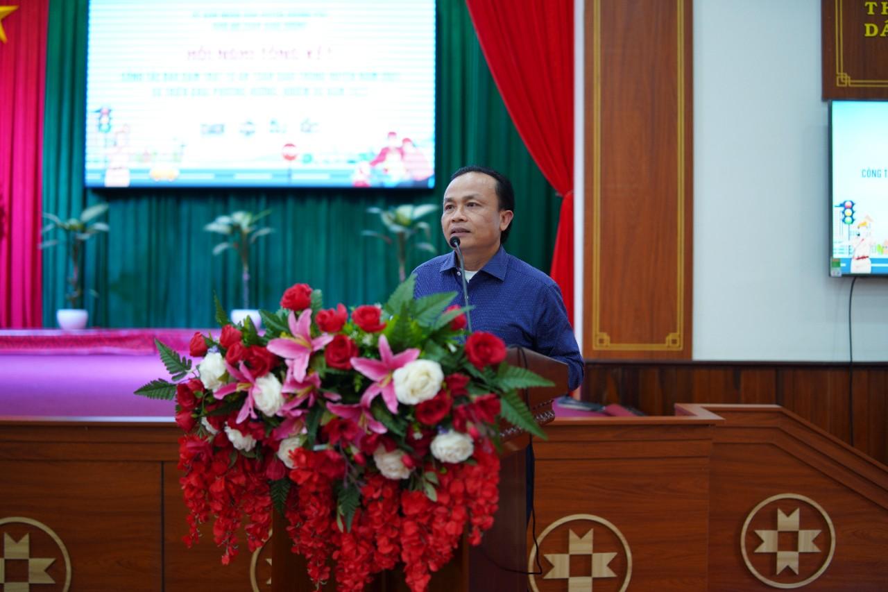 Huyện Krông Pắc tiếp tục triển khai đồng bộ và quyết liệt các giải pháp đảm bảo trật tự ATGT