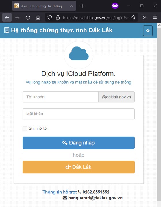 Hướng dẫn truy cập phần mềm Quản lý văn bản và điều hành;  phần mềm Thư điện tử công vụ tỉnh sau khi thay đổi tên miền