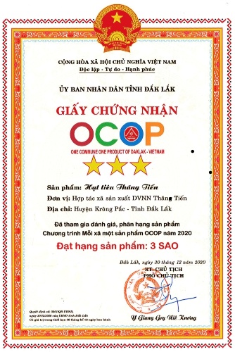 Hạt Tiêu Thăng Tiến