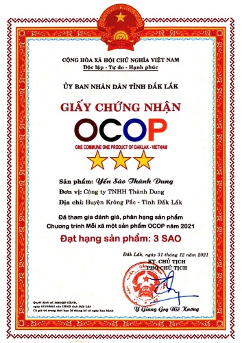 YẾN SÀO THÀNH DUNG