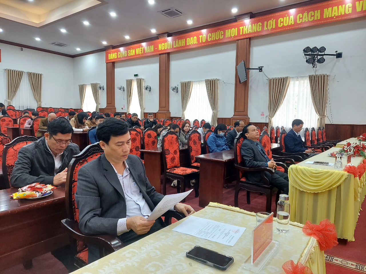 Huyện ủy tổ chức gặp mặt đầu xuân năm mới 2023