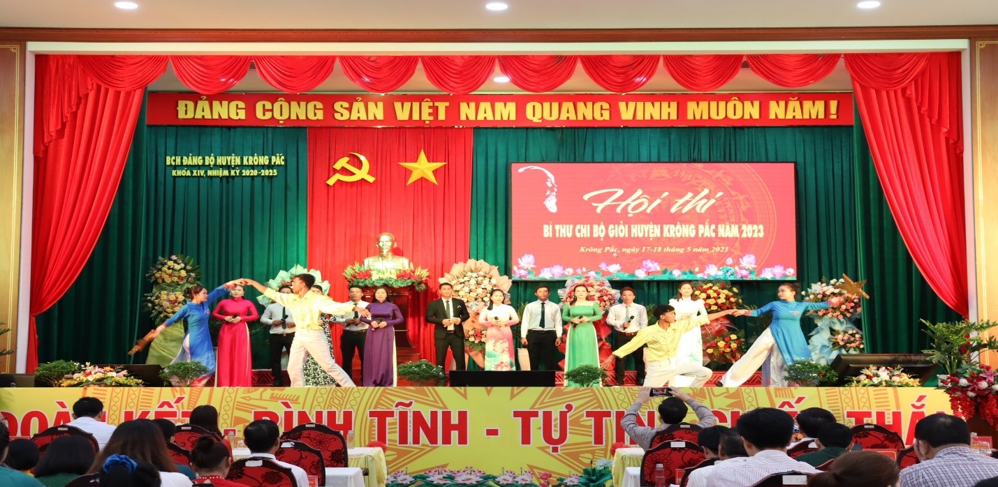 Sôi nổi Hội thi Bí thư Chi bộ giỏi huyện Krông Pắc năm 2023