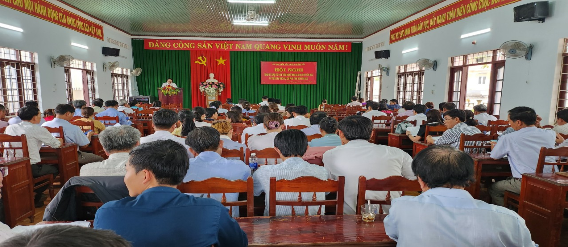 UBND huyện Tổ chức Hội nghị tổng kết công tác phát triển người tham gia BHXH, BHYT năm 2022 và triển khai nhiệm vụ, giải pháp thực hiện năm 2023