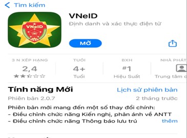 Hướng dẫn kích hoạt tài khoản định danh điện tử mức độ 2  trên ứng dụng VNeID