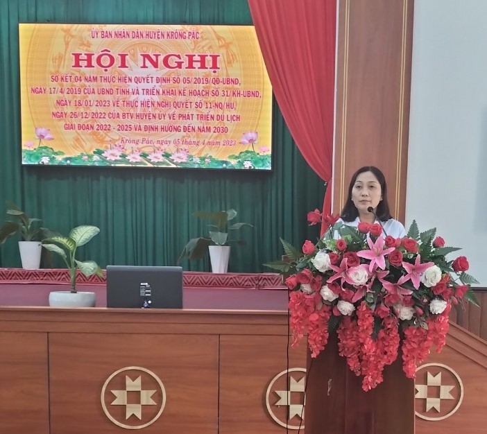 Hội nghị sơ kết  4 năm triển khai thực hiện quyết định số 05/2019/QĐ-UBND ngày 17/4/2019 của UBND tỉnh Đắk Lắk và triển khai Kế hoạch số 31/KH – UBND ngày 18/01/2023 của UBND huyện