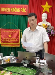 Hội đồng nhân dân huyện Krông Pắc tổ chức Hội nghị liên tịch chuẩn bị nội dung kỳ họp thứ Bảy