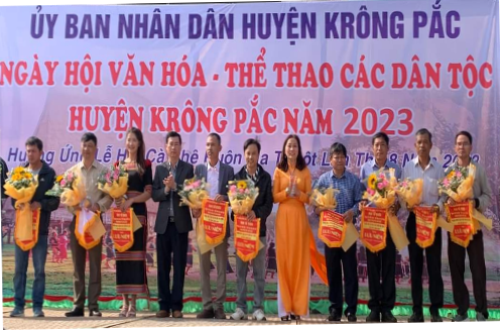 Khai mạc Ngày Hội Văn hóa - thể thao các dân tộc Huyện Krông Pắc năm 2023 và tham quan Khu di tích cấp quốc gia CaDa - cội nguồn của Cà phê Việt Nam, trải nghiệm quy trình trồng - chế biến càphê trong chuỗi hoạt động hưởng ứng các hoạt động của Lễ hội Cà phê Buôn Ma Thuột lần thứ 8,  năm 2023 tại huyện Krông Pắc