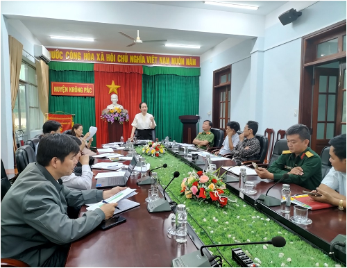 Huyện Krông Pắc Họp Ban chỉ đạo tổ chức các hoạt động hưởng ứng Lễ hội Cà phê Buôn Ma Thuột lần thứ 8 năm 2023