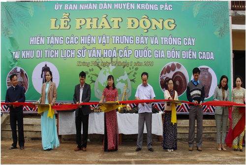 Lễ phát động hiến tặng các hiện vật trưng bày và trồng cây tại Khu Di tích lịch sử văn hóa cấp quốc gia Đồn điền CADA