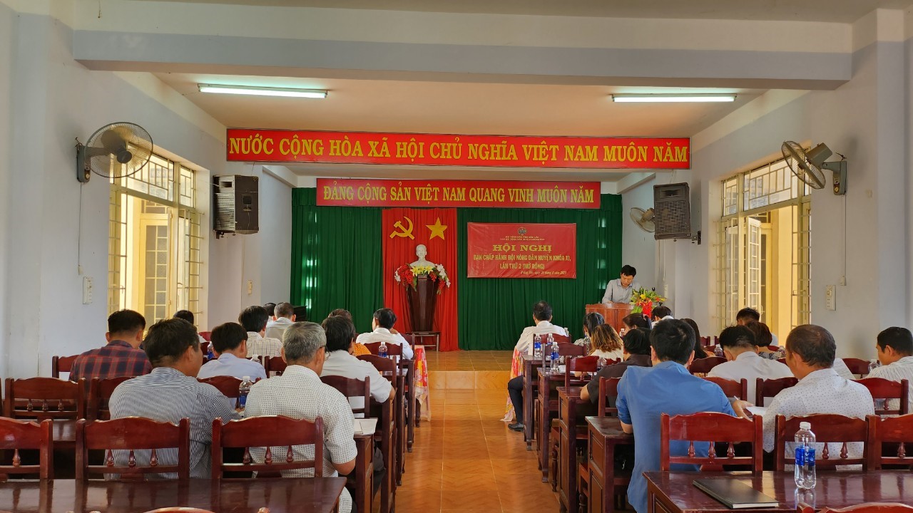 Hội Nông dân huyện Tổ chức Hội nghị sơ kết công tác hội và phong trào nông dân 6 tháng đầu năm, triển khai nhiệm vụ 6 tháng cuối năm 2023.