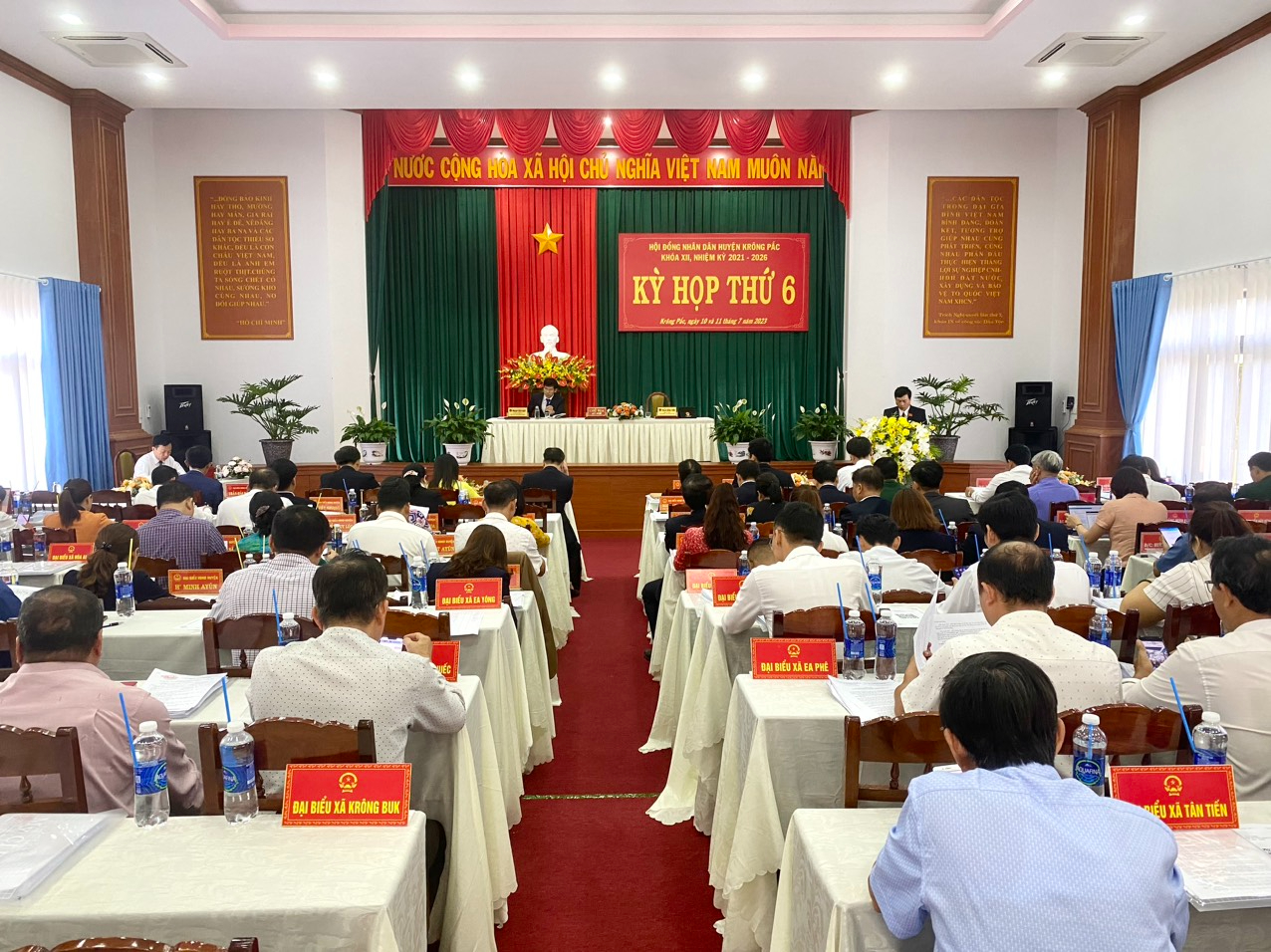 Hội đồng nhân dân huyện Krông Pắc tổ chức thành công kỳ họp thứ 6, khóa XII, nhiệm kỳ 2021-2026
