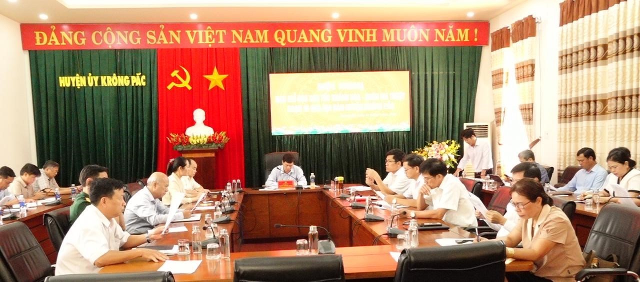 Ban chỉ đạo Cao tốc Khánh Hòa – Buôn Ma Thuột huyện Krông Pắc tổ chức Hội nghị lần thứ III