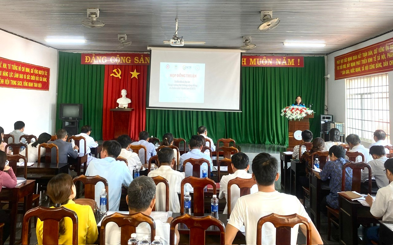 Họp đồng thuận triển khai hoạt động Dự án tăng cường hệ thống cộng đồng vì chấm dứt bệnh Lao