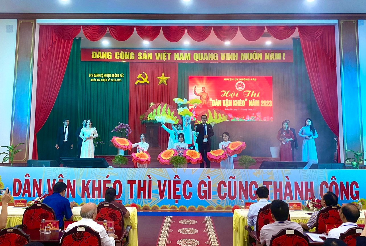 Huyện Krông Pắc tổ chức thành công Hội thi Dân vận khéo