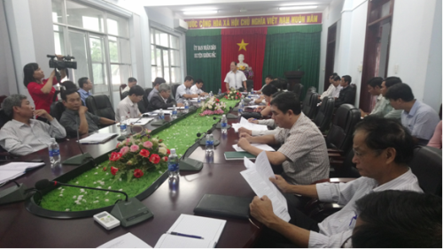 Huyện Krông Păc họp đánh giá tình hình cải cách hành chính 9 tháng năm 2017