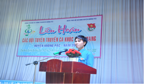 Khai mạc liên hoan ca khúc cách mạng huyện Krông Pắc năm 2017