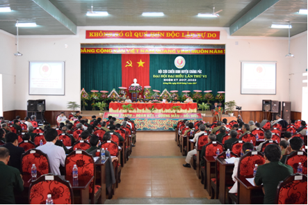 Đại hội Hội Cựu chiến binh huyện Krông Pắc lần thứ 6