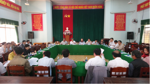 Huyện Krông Pắc xét công nhận, tái công nhận danh hiệu văn hoá, văn hóa nông thôn mới và văn minh đô thị năm 2017