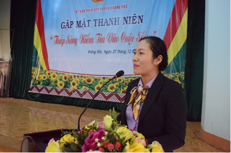 Huyện Krông Pắc tổ chức chương trình gặp mặt thanh niên thắp sáng niềm tin vào cuộc sống