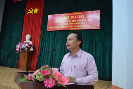Huyện Krông Pắc tổng kết sản xuất Đông Xuân 2016-2017, sơ kết sản xuất vụ mùa 2017 và triển khai kế hoạch sản xuất Đông Xuân 2017-2018