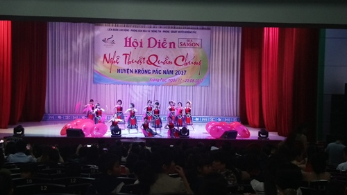 Hội diễn nghệ thuật quần chúng huyện Krông Pắc năm 2017