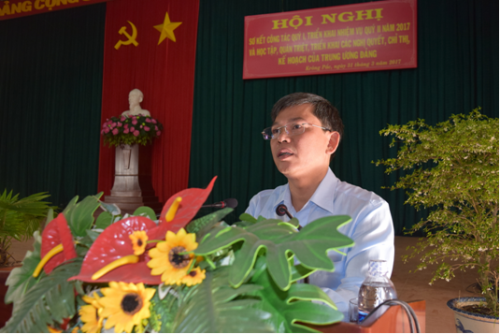 Huyện ủy Krông Pắc sơ kết quý I năm 2017