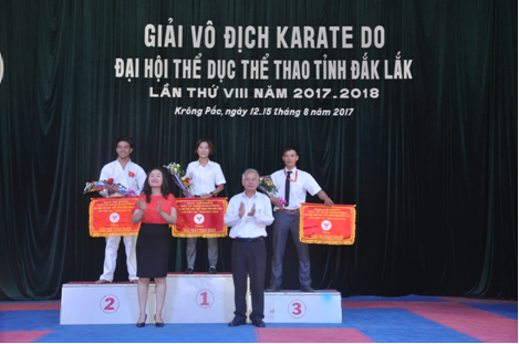 Giải vô địch Võ thuật Karatedo Đại hội Thể dục Thể thao tỉnh Đắk Lắk lần thứ VIII năm 2017 - 2018 tại Huyện Krông Pắc
