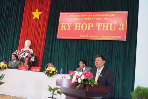 Kỳ họp thứ 3, Hội đồng nhân dân huyện Krông Pắc khóa XI, nhiệm kỳ 2016-2021