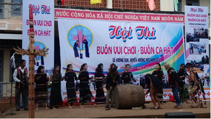 Hội thi Buôn vui chơi, Buôn ca hát xã Krông Búk năm 2017