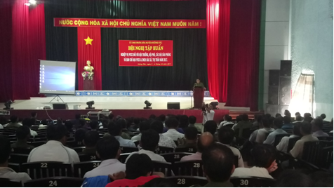 Huyện Krông Pắc tập huấn nghiệp vụ phòng cháy, chữa cháy năm 2017