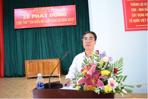 Huyện Krông Pắc phát động cuộc thi tìm hiểu Bộ luật Dân sự 2015