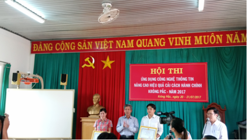 Hội thi ứng dụng công nghệ thông tin huyện Krông Pắc năm 2017